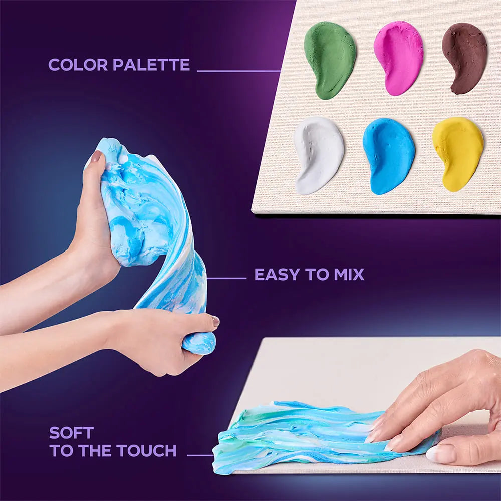 3D PICTURES Famous Masterpieces DIY 3D painting creative set ”Flower beds in Holland” 11.8" x 15.7" inch