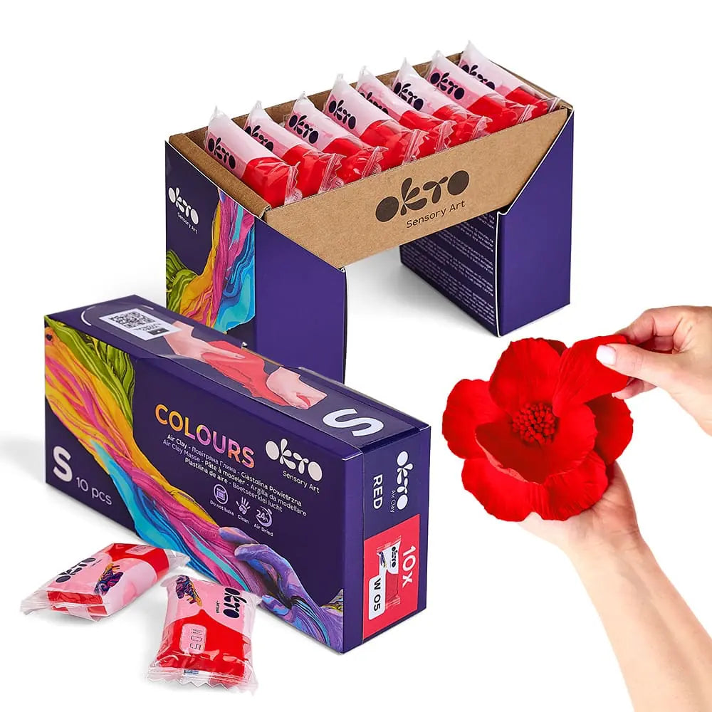 COLOURS S. Air clay compound W05 Red