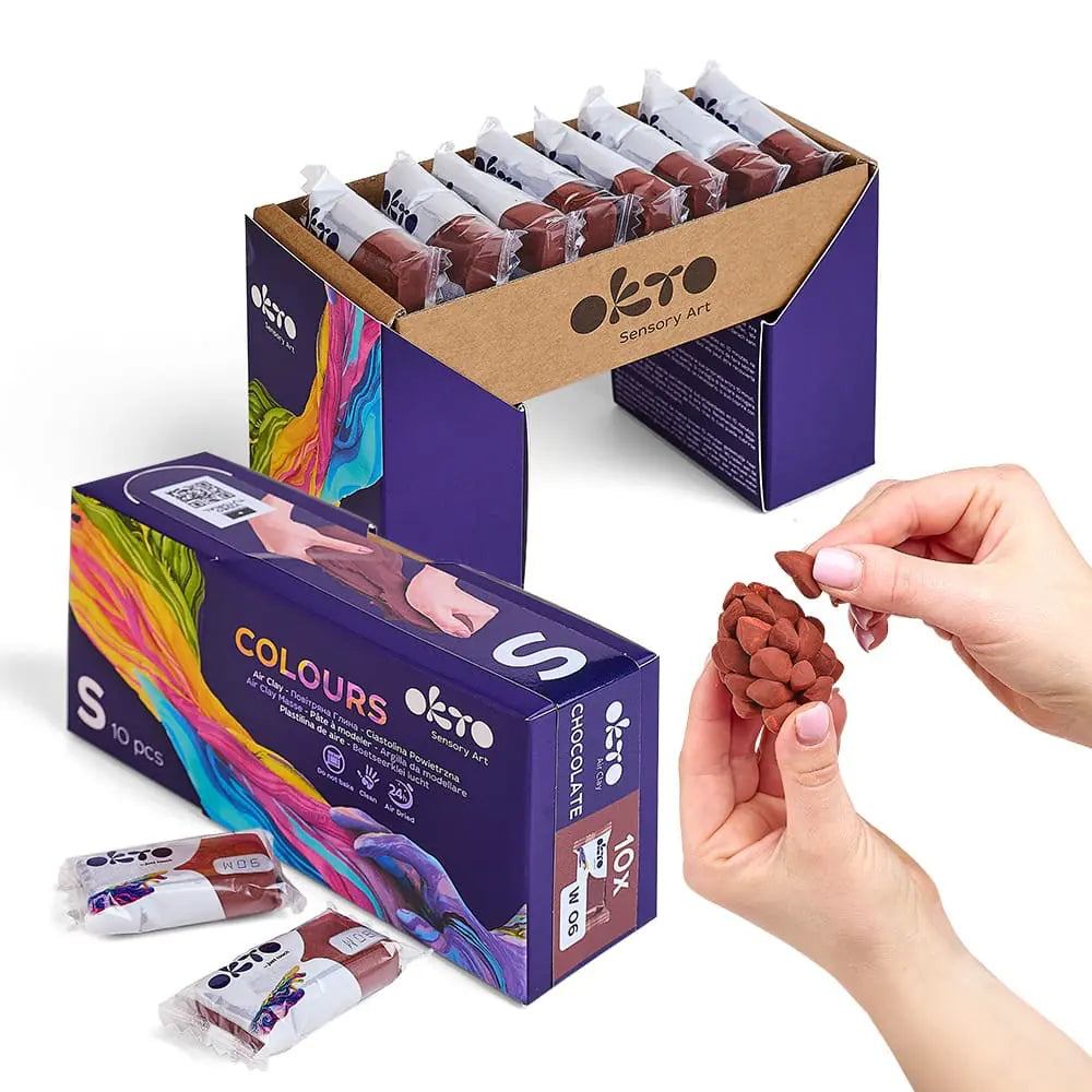 COLOURS S. Air clay compound W06 Chocolate