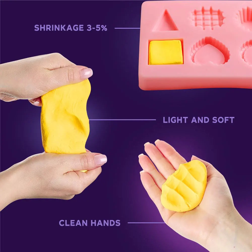 COLOURS S. Air clay compound W14 Yellow