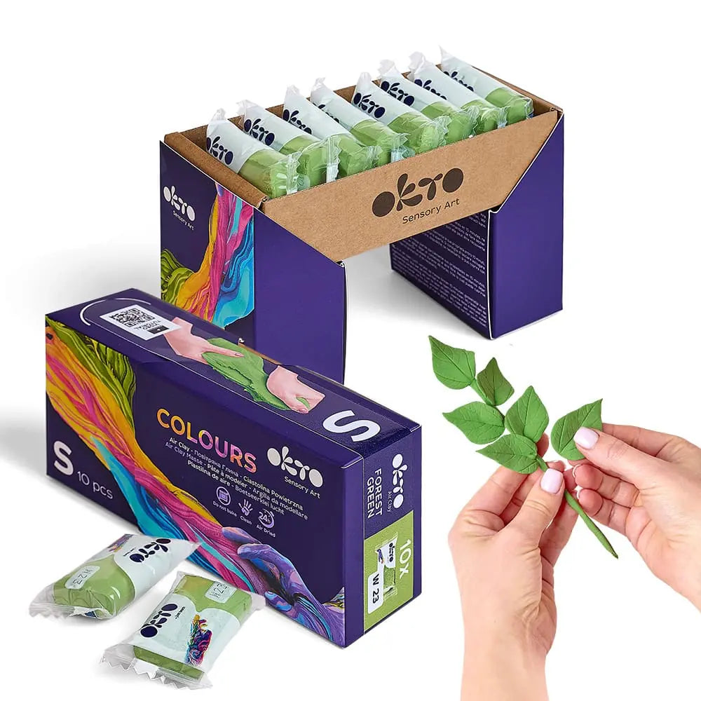 COLOURS S. Air clay compound W23 Forest Green