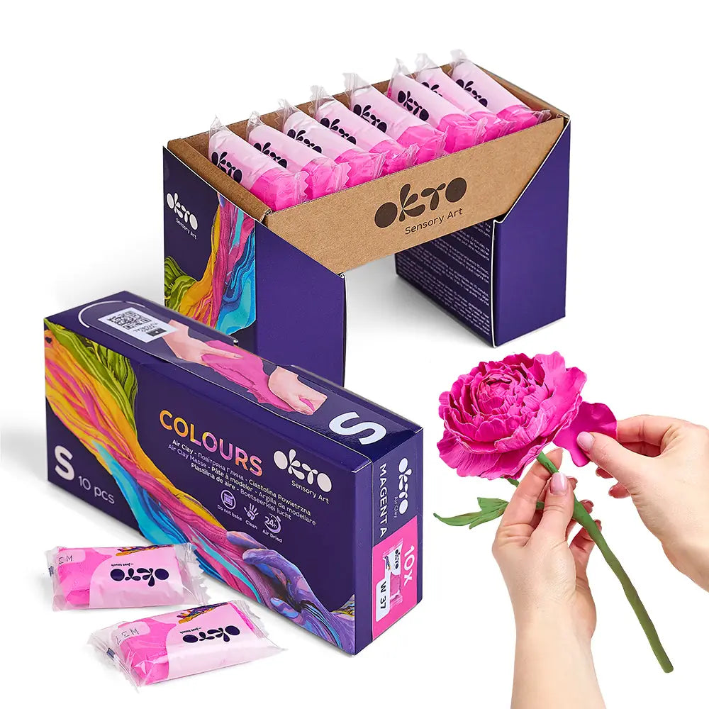 COLOURS S. Air clay compound W37 Magenta