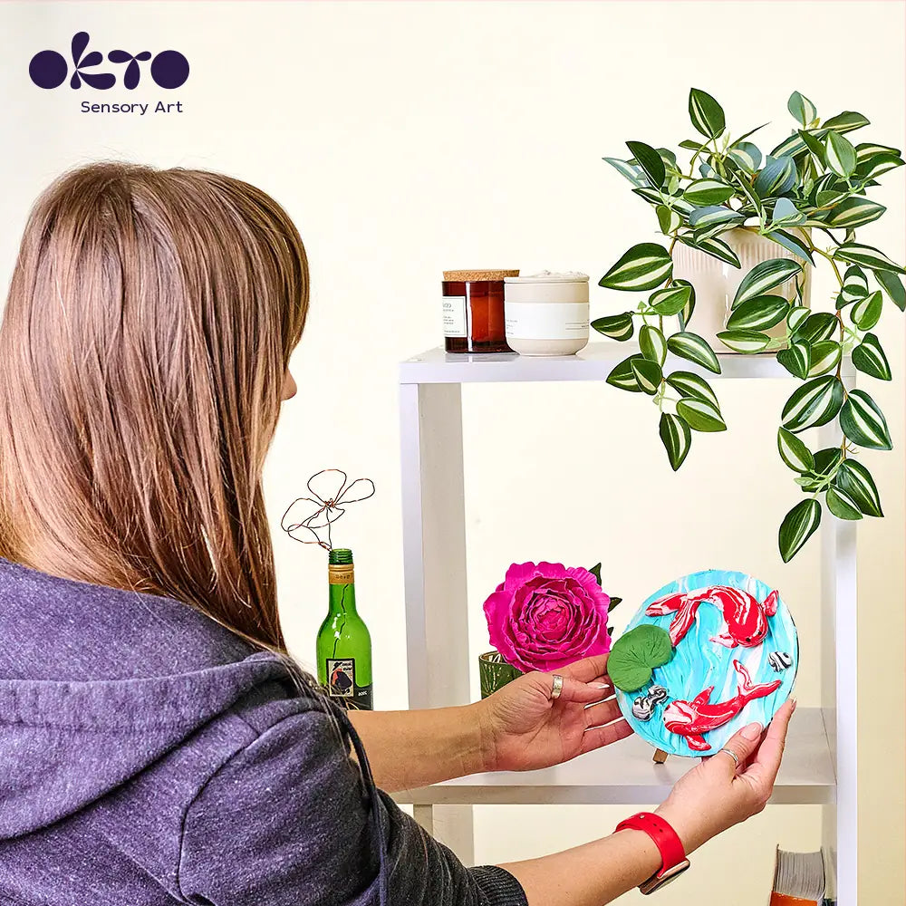 COLOURS S. Air clay compound W40 Violet