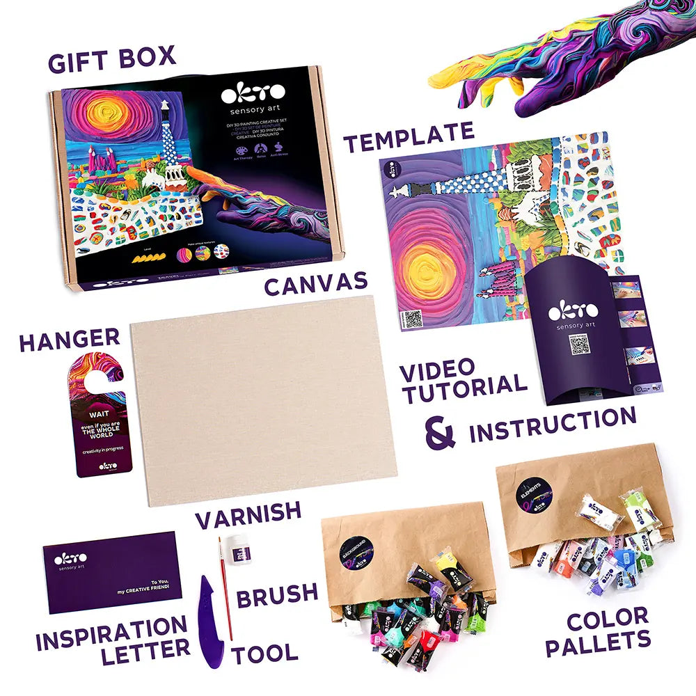 3D PICTURES TRAVEL DIY 3D Painting TM OKTO 