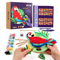 3D Creative Kit "Nature"– Macaw 8.3" x 8.3" inch