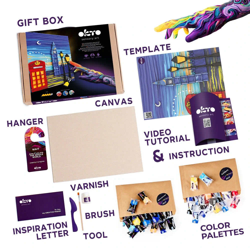 3D PICTURES TRAVEL DIY 3D Painting TM OKTO 