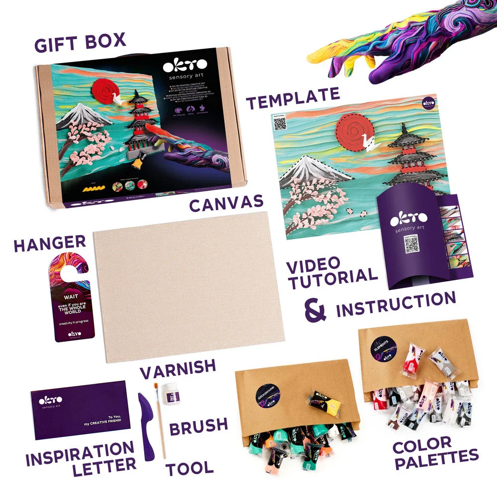 3D PICTURES TRAVEL DIY 3D Painting TM OKTO 