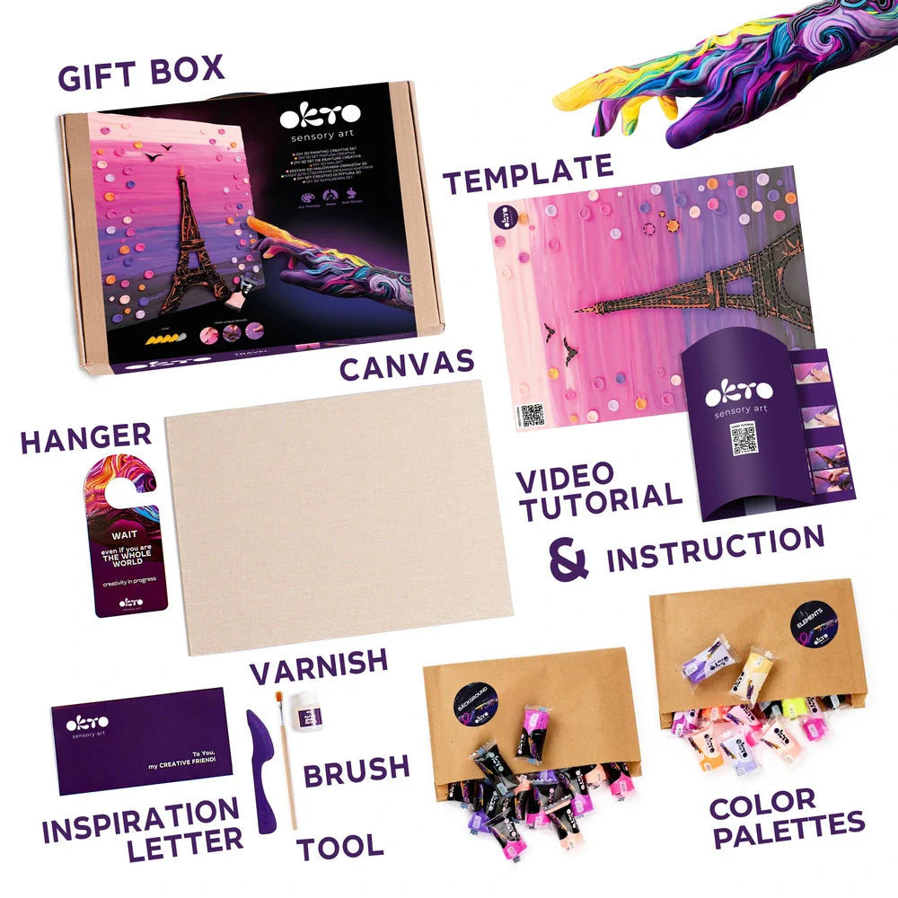 3D PICTURES TRAVEL DIY 3D Painting TM OKTO 